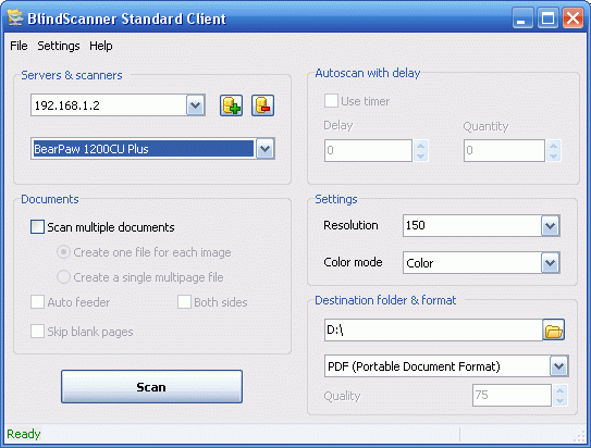 BlindScanner Screenshot